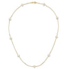 5-6mm Round White FWC Pearl 9-Station Necklaces