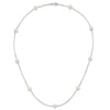 5-6mm Round White FWC Pearl 9-Station Necklaces
