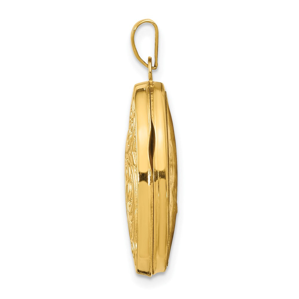 Gold Polished Oval Lockets