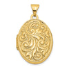 Gold Polished Oval Lockets