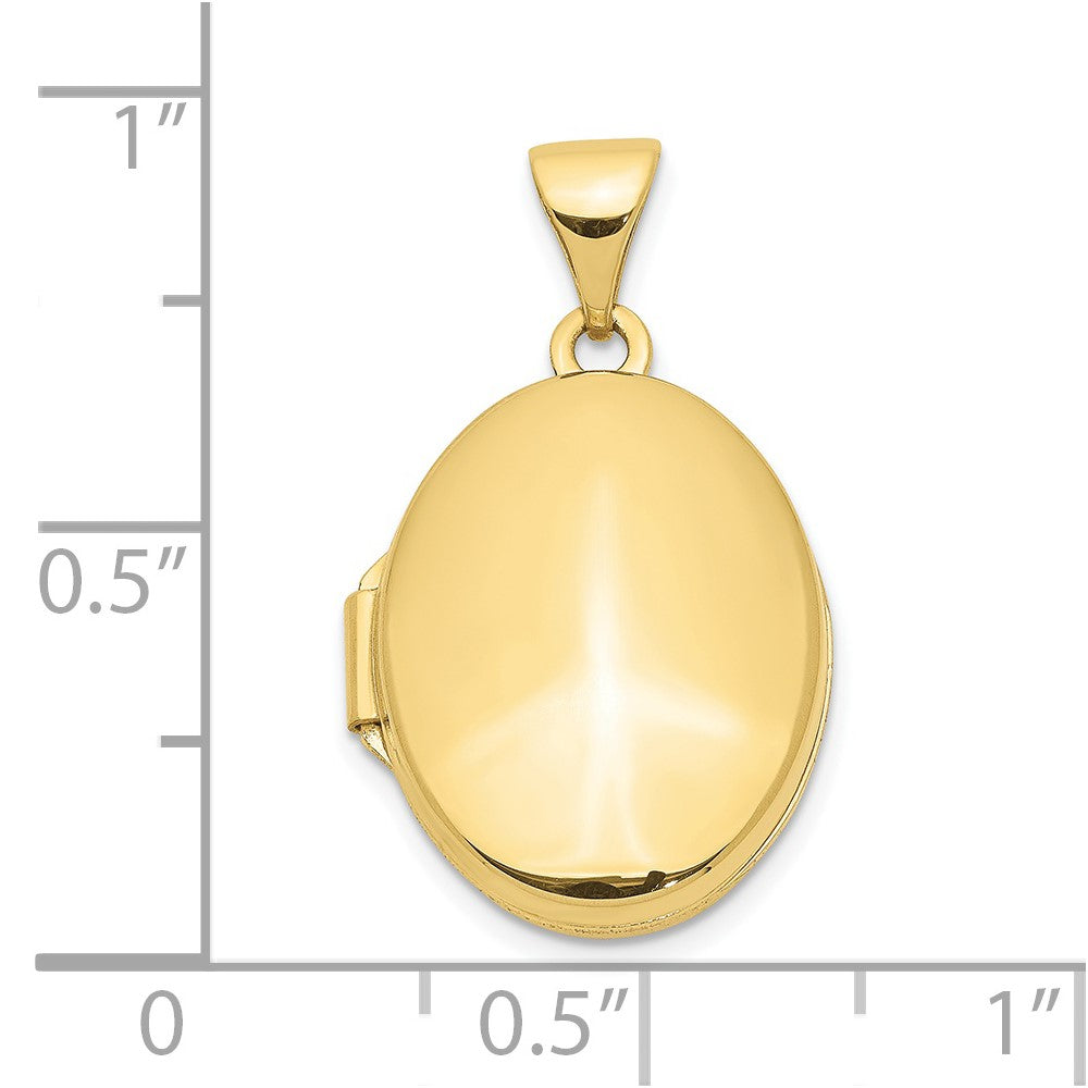 Gold Oval Locket