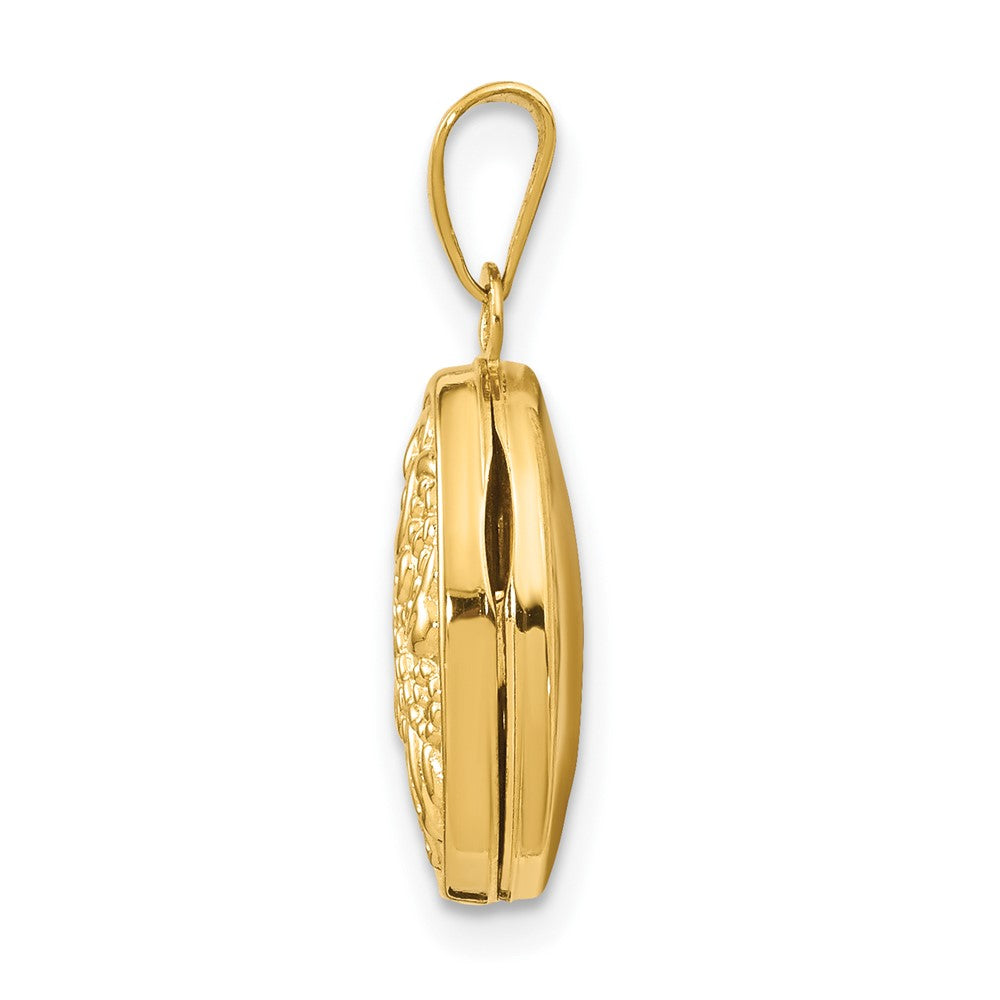 Gold Polished Heart Lockets