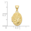 Gold Polished Heart Lockets