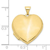 Gold Polished Heart Lockets