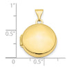 Gold Polished Circle Lockets