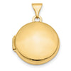 Gold Polished Circle Lockets