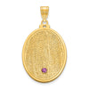 Fingerprint with Birthstone Pendants