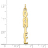 Hobo Extra Font Name Plate Charms