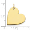 Blank Heart Charms
