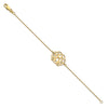 10k Yellow Gold Monogram Bracelet