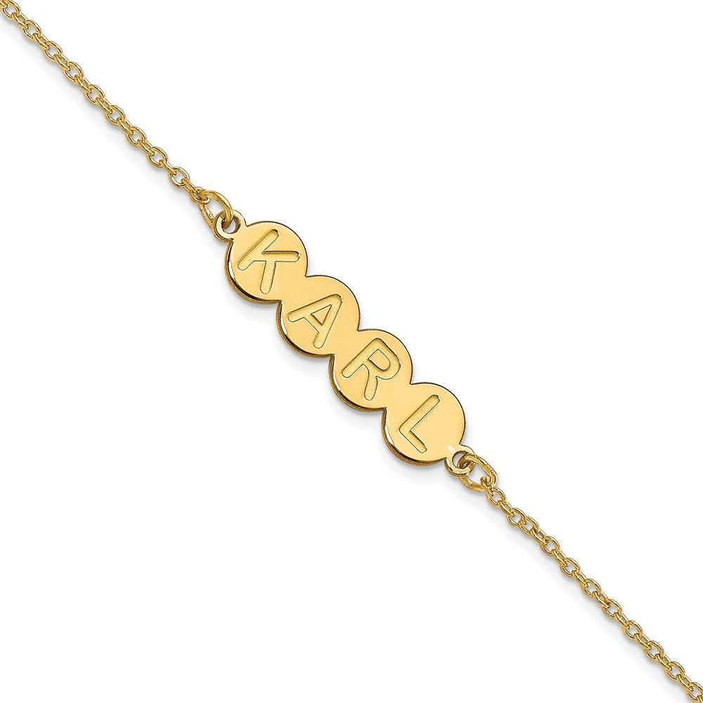 Letter Bubble Bracelets