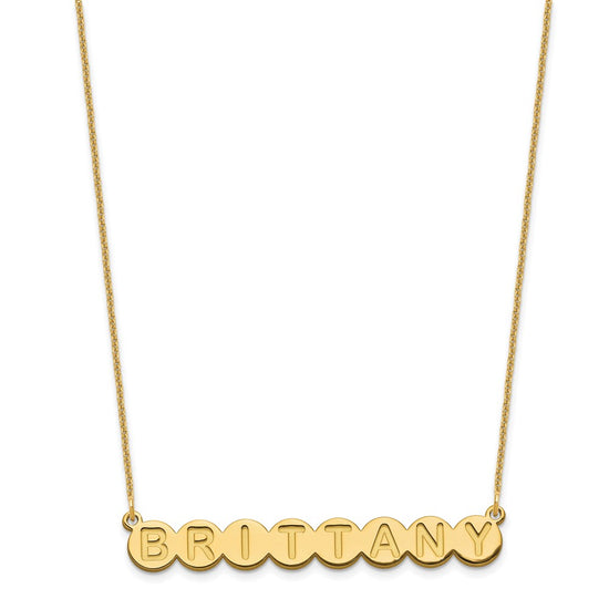 Letter Bubble Necklaces
