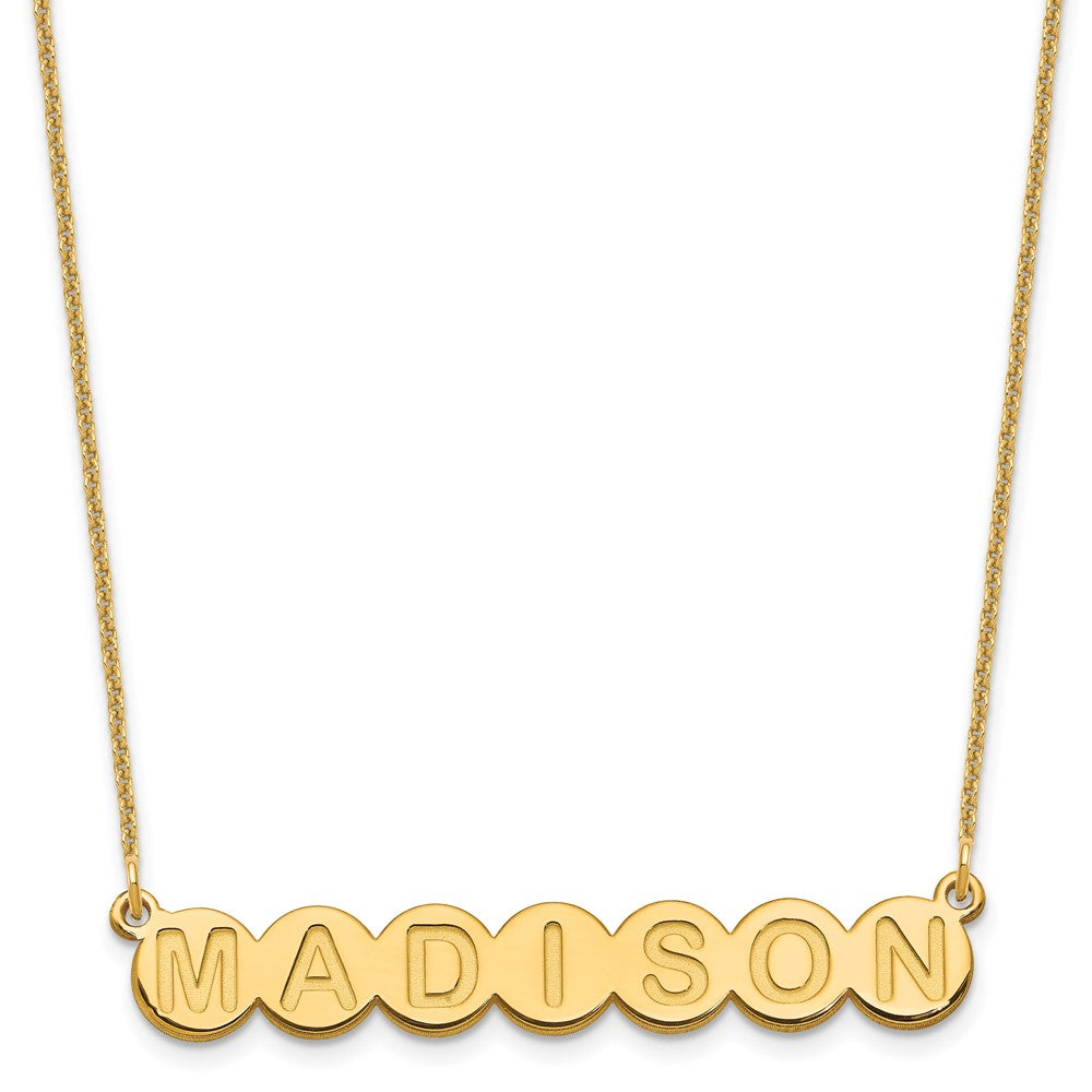 Letter Bubble Necklaces