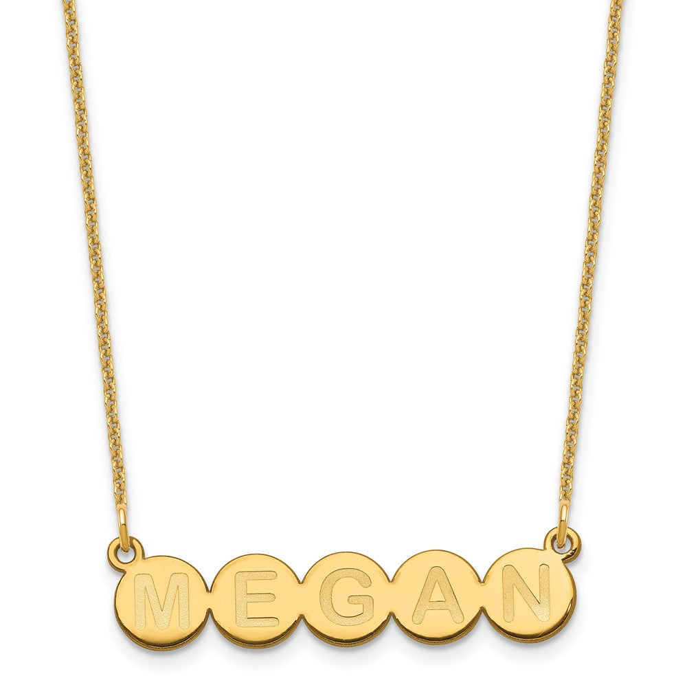 Letter Bubble Necklaces