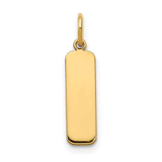 Vertical Blank Bar Charm