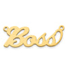 10k Yellow Gold Name Plate