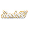 10k 3D Two-tone Polished Name Plate