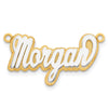 10k 3D Two-tone Polished Name Plate
