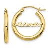 Personalized Hoop Earrings