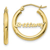 Personalized Hoop Earrings
