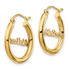 Personalized Hoop Earrings