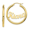 Personalized Hoop Earrings