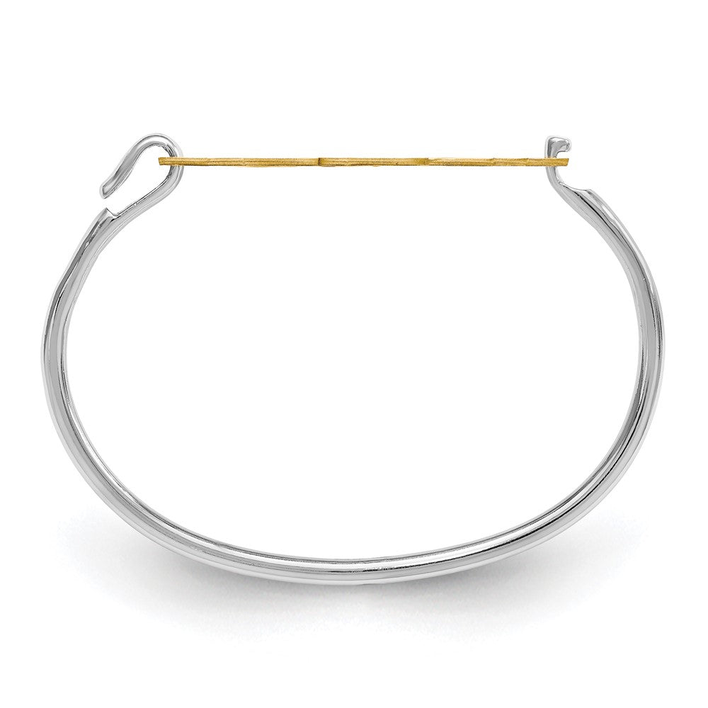 Monogram Plate with Sterling Silver Bangle