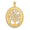 Family Tree Oval Pendant