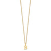 10k Cut-out Letter B Initial 18 inch Necklace