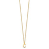 10k Cut-out Letter C Initial 18 inch Necklace