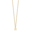 10k Cut-out Letter H Initial 18 inch Necklace