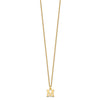 10k Cut-out Letter M Initial 18 inch Necklace