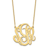 10k Yellow Gold Monogram Necklace