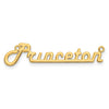 10k Yellow Gold Underlined Name Plate