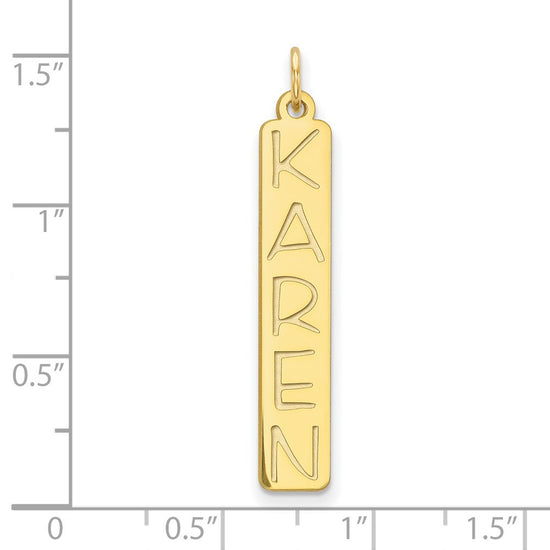 Vertical Nameplate