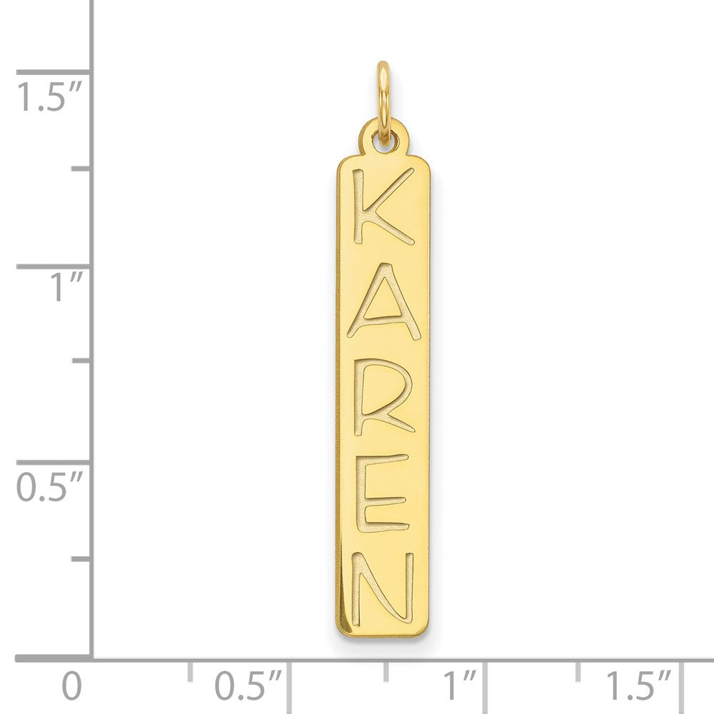Vertical Nameplate