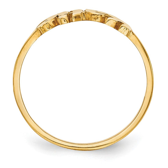 Laser Polished Name Ring