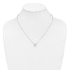 Gold Open Circle Diamond Necklace