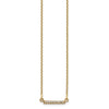 Diamond Tiny Bar Necklaces
