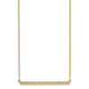 10ky Diamond Bar Necklace
