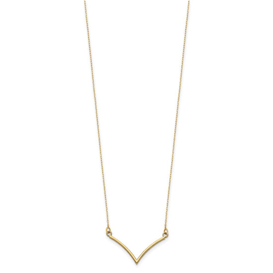 Gold V Necklace