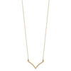 Gold V Necklace