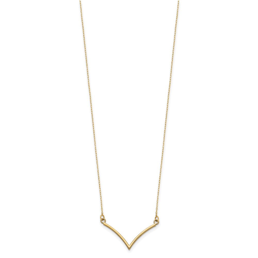 Gold V Necklace