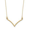 Gold V Necklace