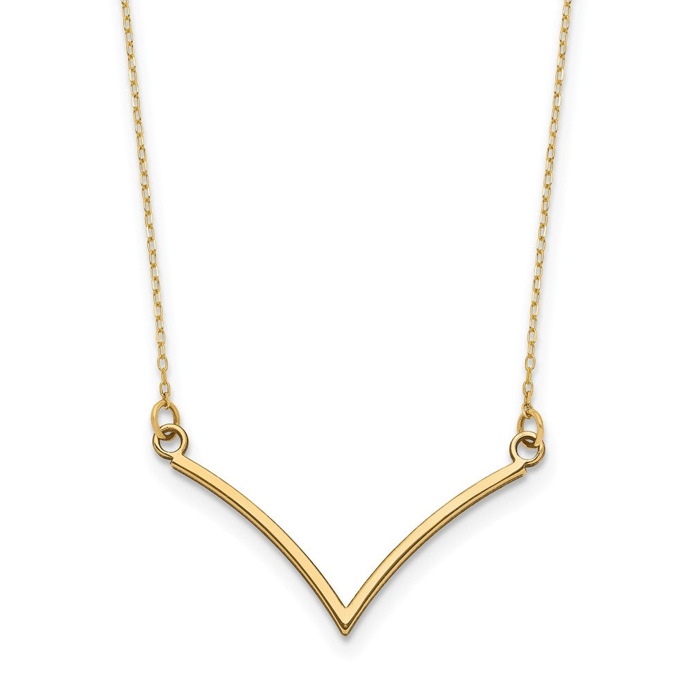 Gold V Necklace