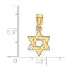 10k Star of David Pendant