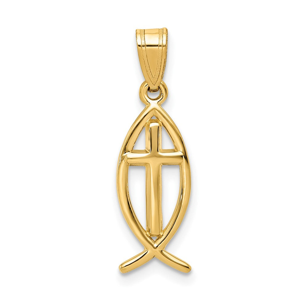 Gold Ichthus Pendants