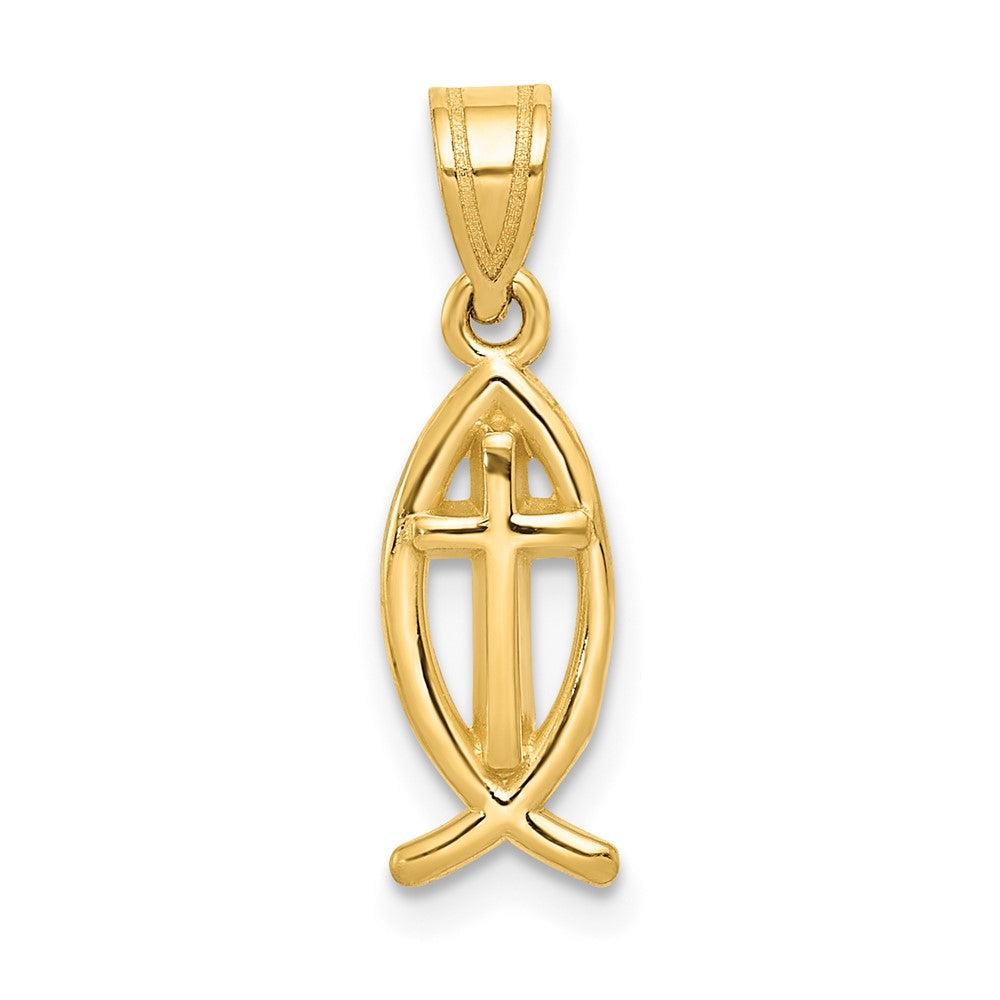 Gold Ichthus Pendants