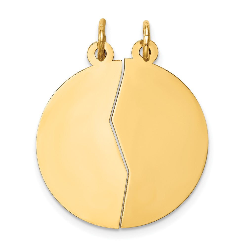 Gold Mizpah Pendants