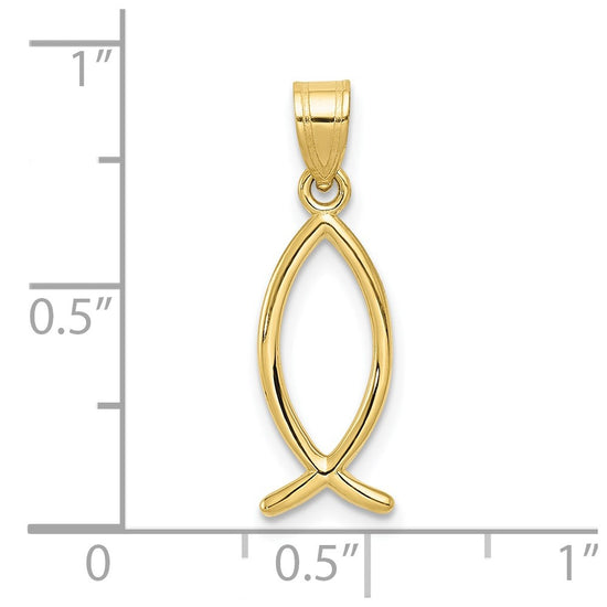 Gold Ichthus Pendants